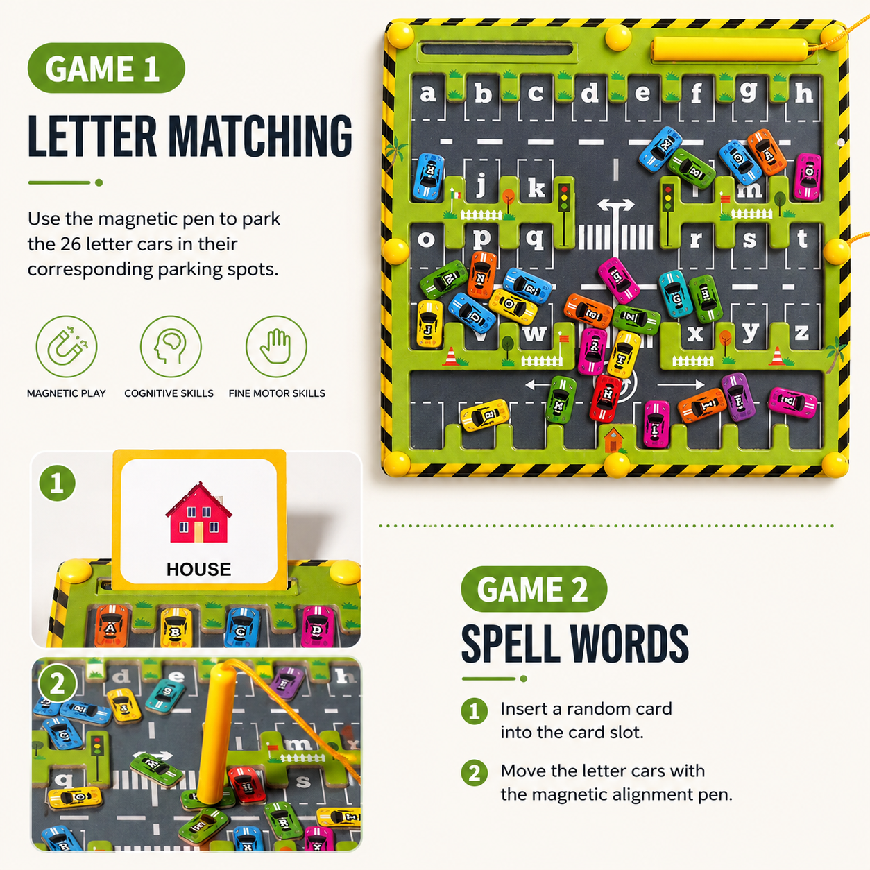 Montessori BrightMaze™ Alphabet Board