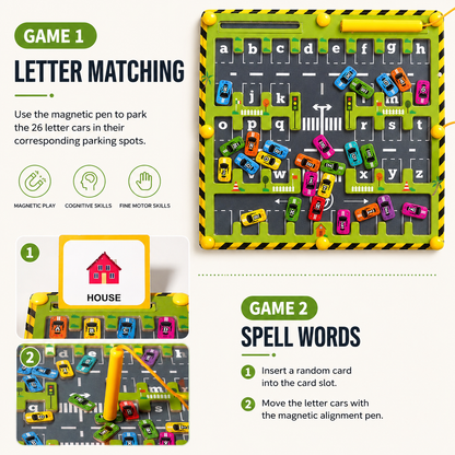 Montessori BrightMaze™ Alphabet Board